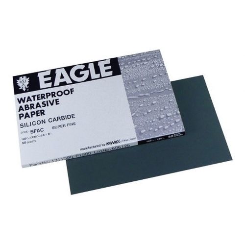 KOVAX® 131-2501 Sanding Sheet, 5-1/2 in W x 9 in L, 2500 Grit, P2500-A Grade, Silicon Carbide | CarChem