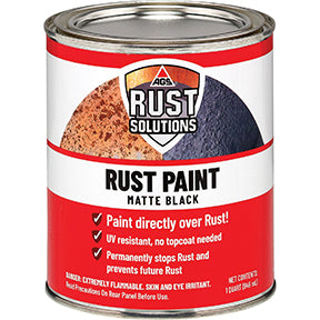 RS Matte Black Rust Paint Quart | CarChem