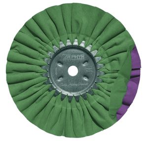 Zephyr 10" Green and Purple Buffing Wheel | CarChem