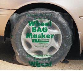 Masker Wheel Bag Plastic Covers 15" Tires