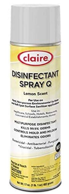Disinfectant Spray Q Lemon Scent