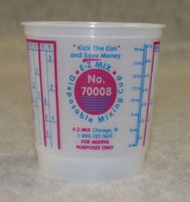 1/2-Pint Plastic Mixing Cups