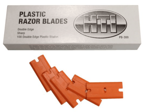 Plastic Double Edge Razor Blades 100/box