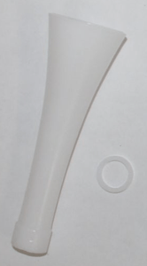 White Nozzle with White Ring Set